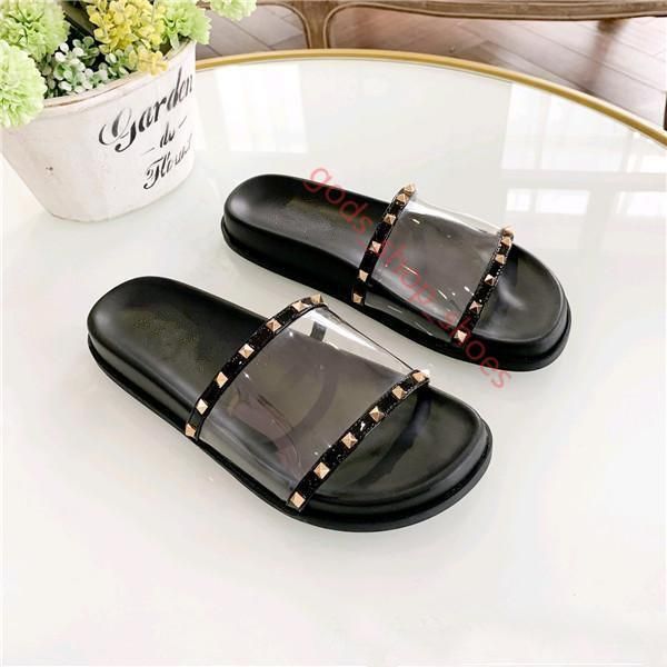 

2020 xshfbc designer slippers women sandal slipper genuine leather fashion designer women shoes sandals slide, Black;red