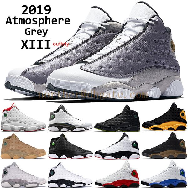 

2019 men 13 atmosphere grey basketball shoes mens 13s love and respect he got game cp3 home black cat barons hologram designer trainers