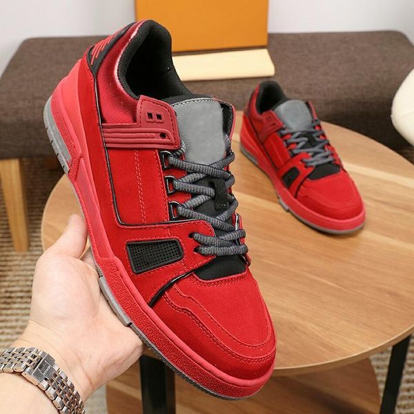 

new arrival trainer sneaker men 's shoes fashion classic breathable luxury style footwears lace -up casual low men shoes fast deli, Black
