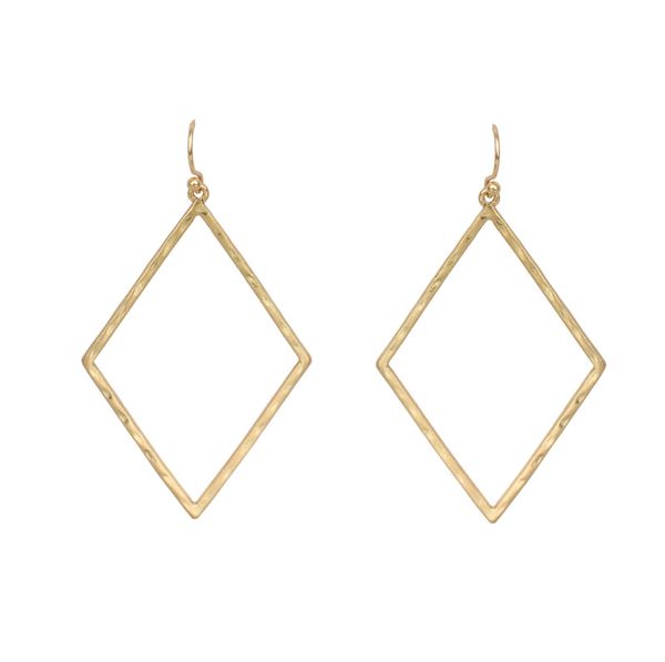 

zwpon 2020 zinc alloy geomatric rhombus dangle earrings for women, Silver