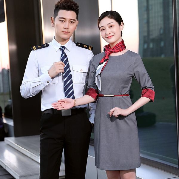 

средний рукав профессиональное платье лето 2020 новый отдел продаж женщин высокого класса ювелирных изделий платье магазин инструментов, Black;gray