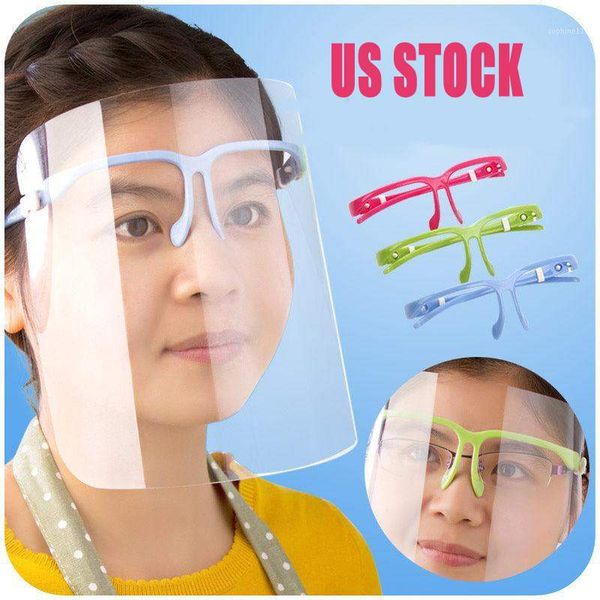 

In STOCK new Protective Transparent Masks Novelty Kitchen Cooking Anti-Oil Splash Clear Face Mask Face Shield Protector Cycling Caps Outdoor