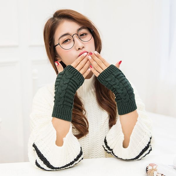 

men's and women's korean style new all-match keep keyboard short arm sleeve bamboo half finger short 20cm warm keyboard warm