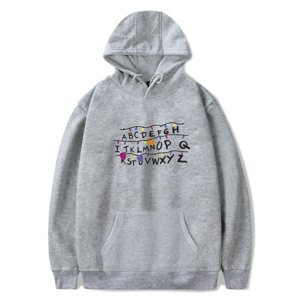 

mens women designer hoodies fahsion a-z letters printing mens loose casual long sleeve hoodies mens solid color sweatershirts, Black