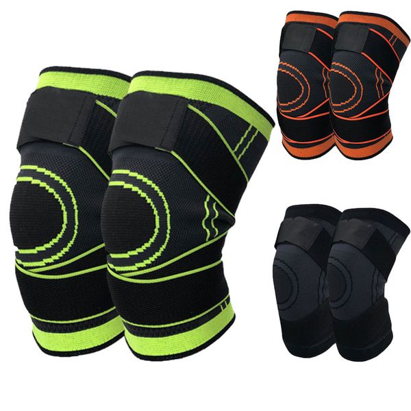 

knee brace compression sleeve non-slip running hiking soccer basketball meniscus tear arthritis single wrap kneepads knee pads, Black;gray
