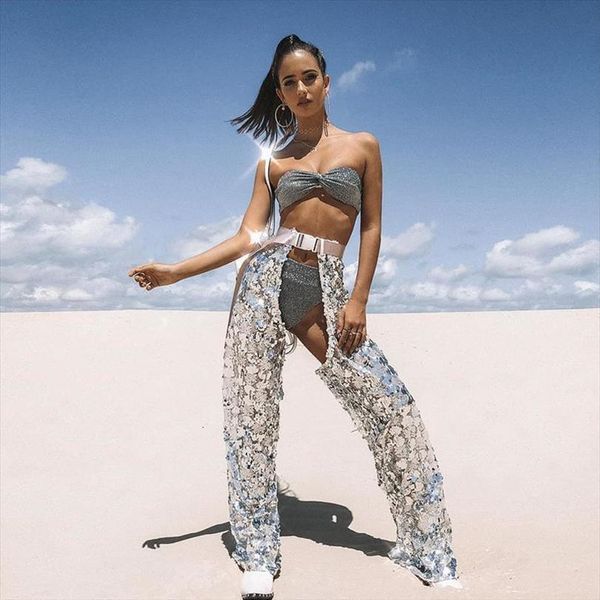 

бикини без бретелек стринги женские сплошной купальник купальный костюм серый бикини set купальников 2020 пляжная одежда купальный костюм дл, White;black