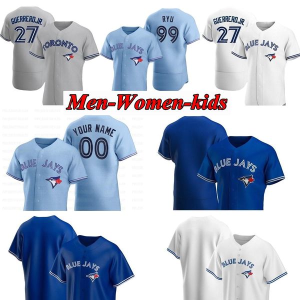 

toronto 2020 jersey vladimir guerrero jr. cavan biggio hyun-jin ryu yamaguchi randal grichuk drury hernandez jansen, Blue;black
