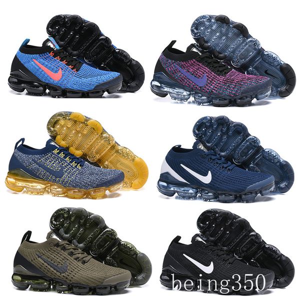 

2019 chaussures moc 2 laceless 2,0 кроссовки тройной черный дизайнер mens женщин кроссовки fly белый вязать подушка кроссовки zapatos n6d-k, Black