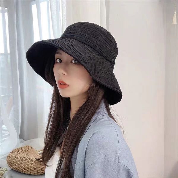 

kkkj7 japanese and korean fisherman eaves basin cap sun protection cap fisherman sunscreen sun-proof fashionable outdoor travel dome big eav, Blue;gray