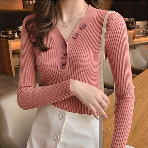 

g3leu v-образным вырезом женщин сезона top sweaternew утолщенной база с длинными рукавами тонкий нежный пальто v-образным вырезом свитер жен, White;black