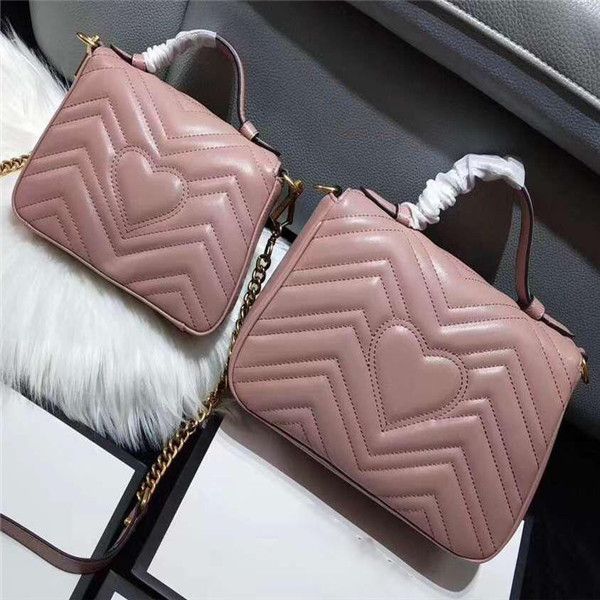

xx classic love heart v wave pattern satchel chain bags key chain real leather designer crossbody shoulder bag purse messenger handbag