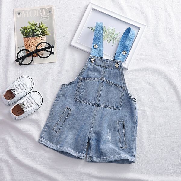 

baby pants men's and jeans shorts and jeans children's 2020 new casual denim pants infant summer dress fashionable shorts, Blue