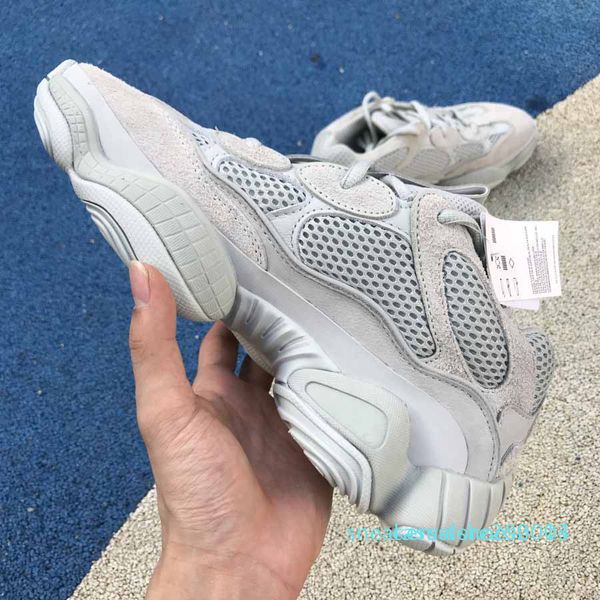 

2019 fashion luxury off men women kanye designer platform basketball shoes for mens 500 salt bone white sneakers loafer star casual shoe d10, Black