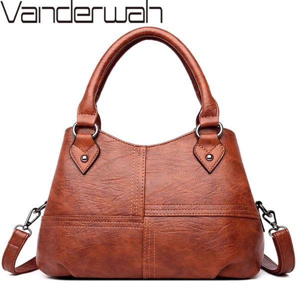 

women leather handbags designer vintage ladies hand bags women shoulder messenger bags fashion totes