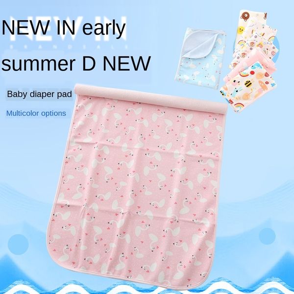 

2020 новый ребенок пеленок коврик хлопка волокна бамбука мультфильма печатных ребенка водонепроницаемый моющиеся маленький подгузник коврик
