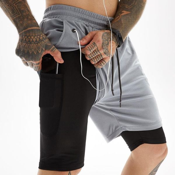 

vip link for customer, men's 2 in 1 running shorts, Black;blue