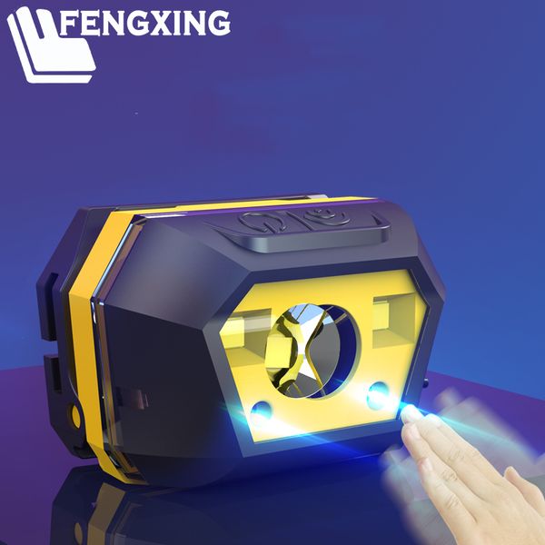 

headlamps led headlamp rechargeable usb flashlights outdoor night running bicycle lamp hunting head torch dual light source searchlight