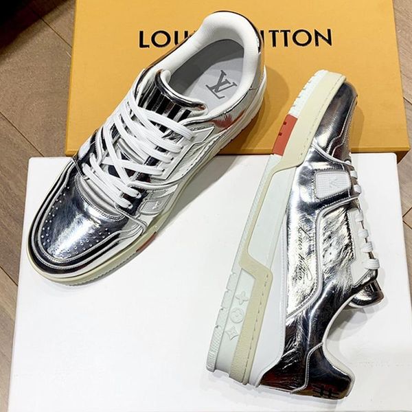 

2021trainer snekaer men 's shoes luxury sneakers autumn and winter fashion shoes comfortable footwears plus size lace -up sports men s, Black