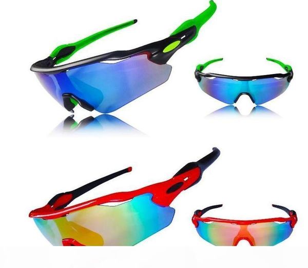 

2018 радар ev очки 5 пар lens задействуя eyewear мужчин солнцезащитных очков спорта на открытом воздухе задействуя стекла марка radar поляри, White;black