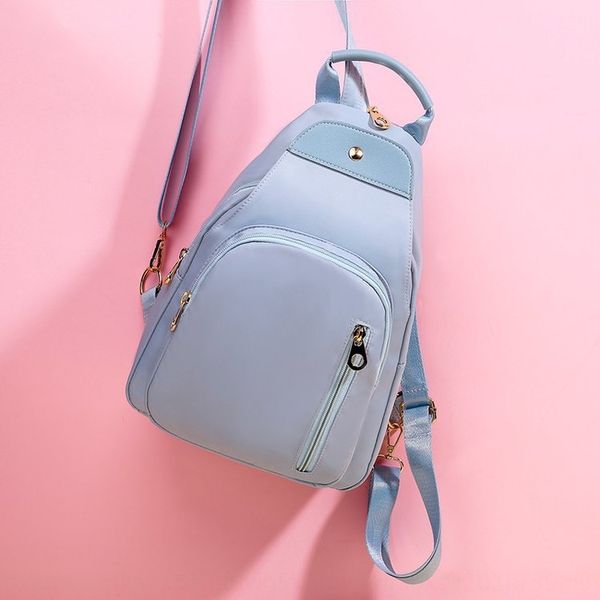

kzbnc new fashion multi-functional chest bag cute nylon women's bag8948 new fashion multi-functional chest strap shoulder strap bag cut, White