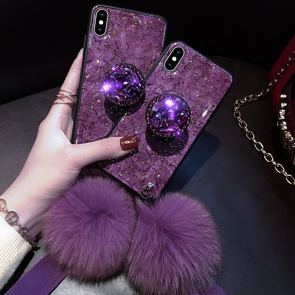 

beautiful diamond marble glitter phone cases for iphone x xr xs max 7 8 6s plus cell phone cases holder ring silicon cover for iphone xr xs