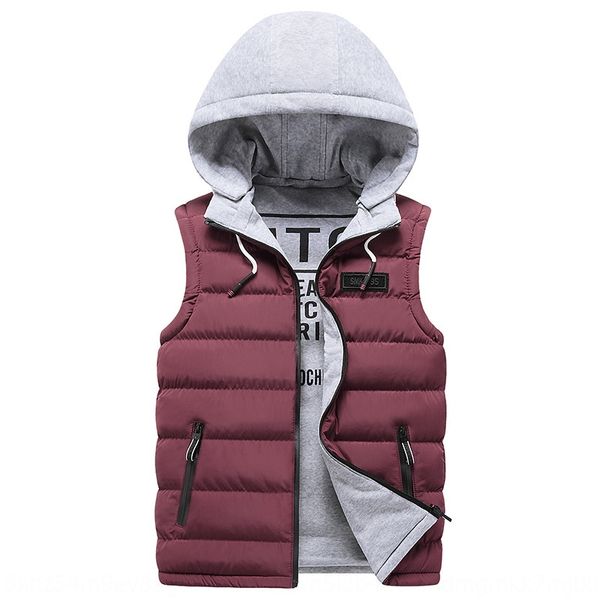 

double-sided cotton coat vest casual vest fashion fashion personalized men's coat men's clothing, Black;white