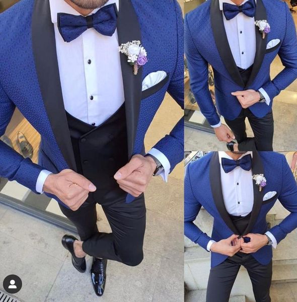 

костюм homme мужские костюмы свадебные смокинги для жениха 2021 новое прибытие slim fit blazer terno 3 шт мужчина для куртки pant vest, White;black