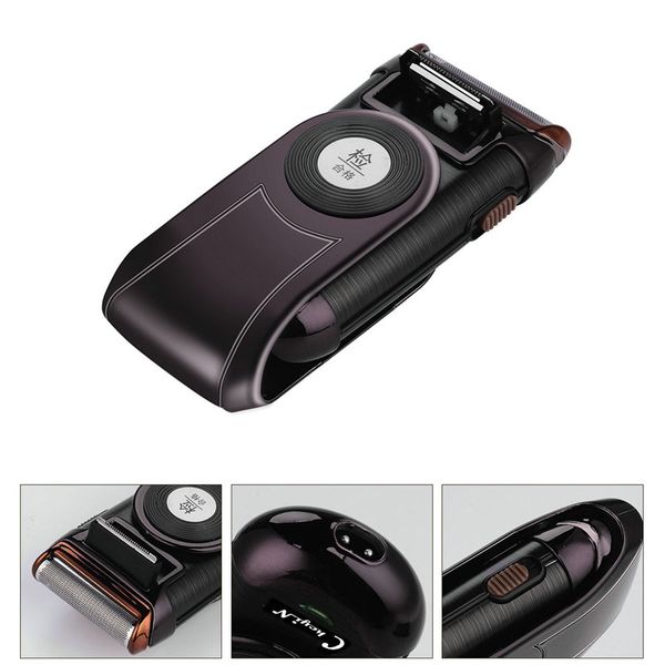 

kemei q788 electric shaver mens shaving machine 3d floating rechargeable razor single blade reciprocating shaver with sideburns cutwa