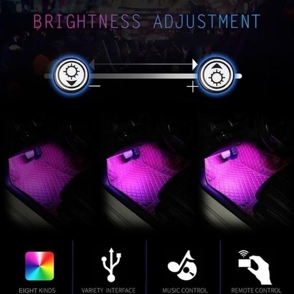 

vehemo one to four decorative lights foot light car auto ambient light 2020 lamp modeling for mobile app