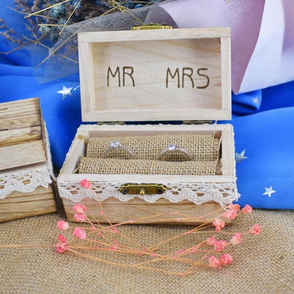 

romantic wooden ring box rustic engagement wedding rings bearer boxes holder for jewelry organization