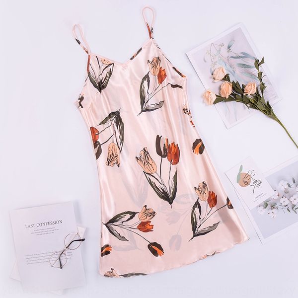 

vgxlr лето домашняя одежда слинг пижамы короткие сексуальные v-образным вырезом подтяжк nightdress женские шелковые тонкий лед шелковые пижа, Blue;red