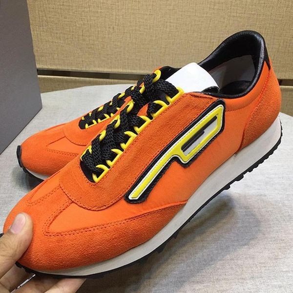 

lightweight suede and nylon sneakers men 's shoes zapatillas hombre outdoor walking vintage luxury lace -up men shoes dro, Black