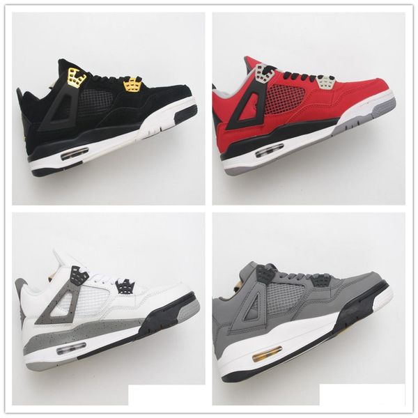 

2020 black cat jumpman rasta 4 4s iv bred what the fire red singles mens basketball shoes metallic purple sports stylist sneakers
