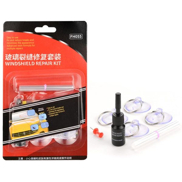 

1pc glass repair tool set windshield repair agent automotive glass tool set tipper fluid car window kit