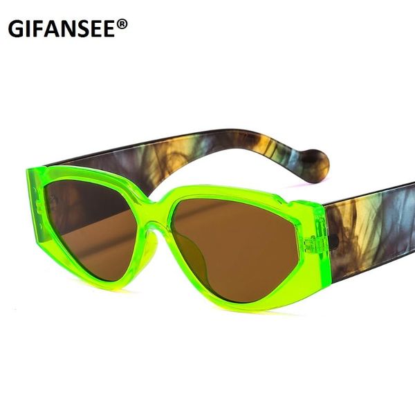 

2020 cat eye sun glasses travel small rectangle sunglasses men women vintage retro oculos lunette de soleil femme, White;black