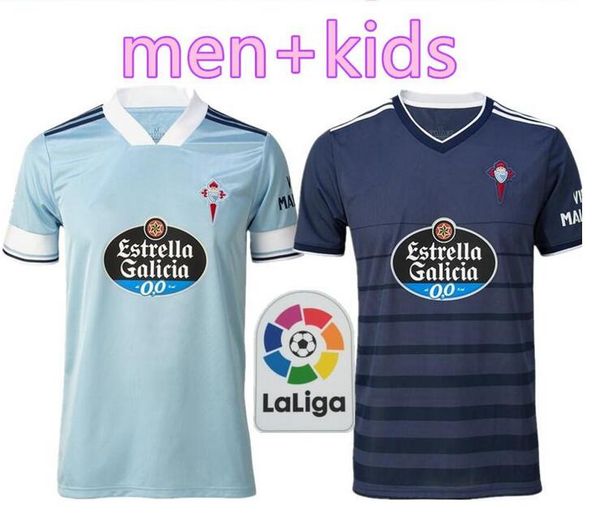 

man kids kit 20 21 celta vigo soccer jerseys iago aspas 2020 2021 celta de vigo rafinha camiseta de futbol s.mina men set football shirt, Black;yellow