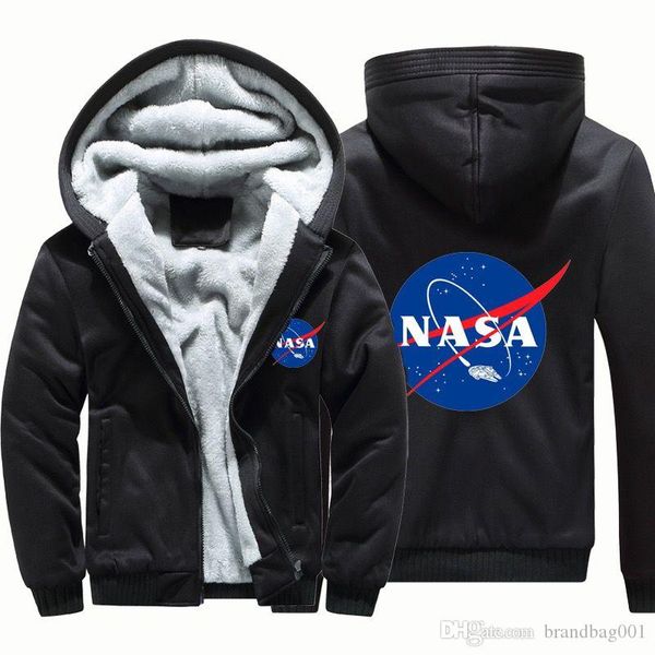 

hoodies mens designer hoodies winter thicken jacket casual fleece male sweatshirt zipper sportwear tracksuit coat drop shipping, Black