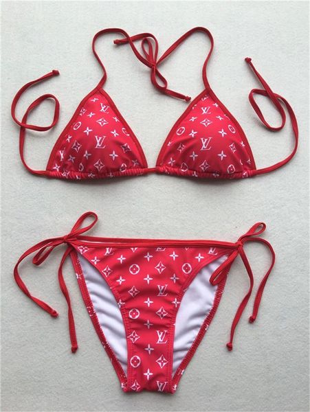 

lady bikini swimwear for women brand bathing suit beachwear summer one piece lady g letter flower print swimsuit y18, White;black