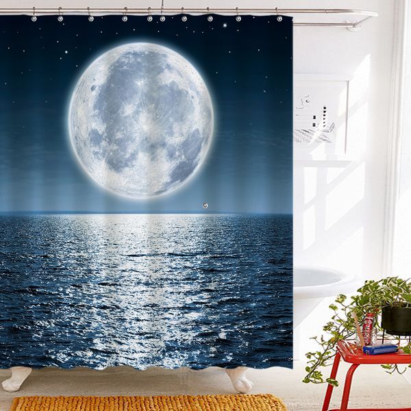 

bathroom sets shower curtain set original moonlight sea bathroom waterproof quick-drying shade shower curtain bathroom shower curtain partit