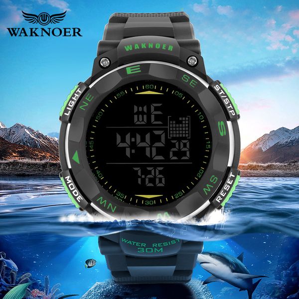 

sport led wrist watch men masculino relogio waterproof silicone digital kids watches hour children homme reloj saati, Slivery;brown