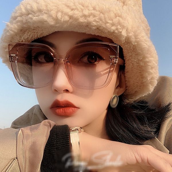 

sunglass fashion retro trendy cat-eye pierced square sunglasses eyewear 6 types metal square tiny border retro women goggle, White;black