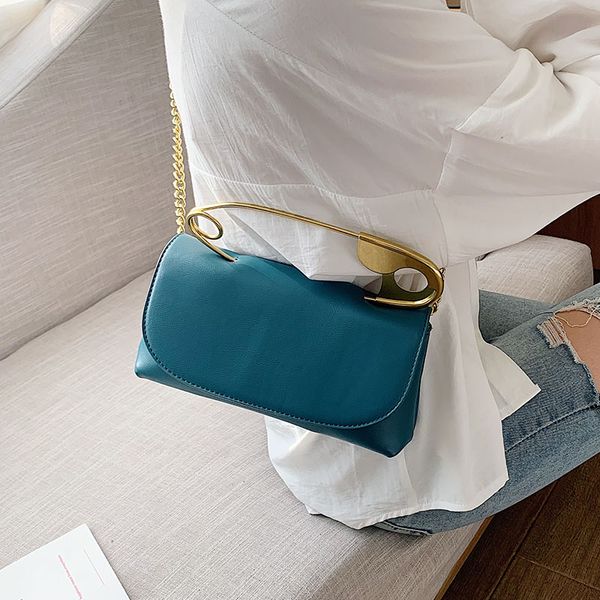 

special small totes with metal handle 2020 fashion new quality pu leather women's designer handbag chain shoulder messenger bag