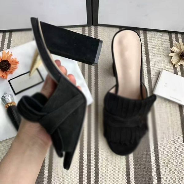 

горячие продажи женщин на высоких каблуках sandale новая мода на высоких каблуках с кисточкой письмо дамы сексуальные вечеринки обувь летние, Black