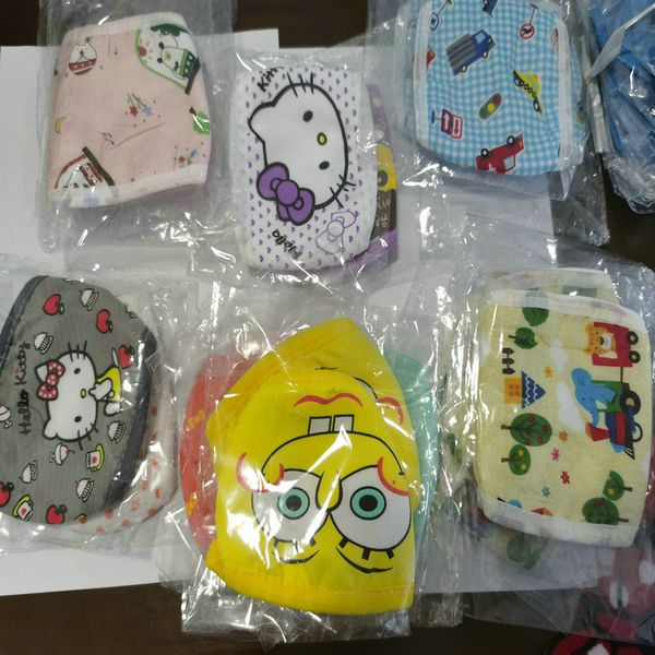 

cubrebocas ткань двойных cute молодежных масок маска маски чистого хлопок дети детские маски для лица пыли теплого лицо мультфильм пыль детс, Black