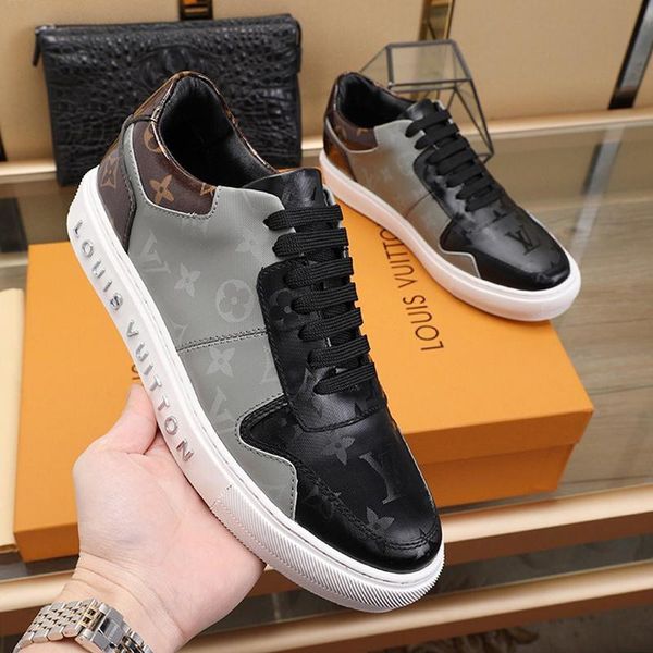 

men sneakers breathable casual shoes lace -up flats luxury mens shoes footwears with box zapatos de hombre fast delivery fashion type traine