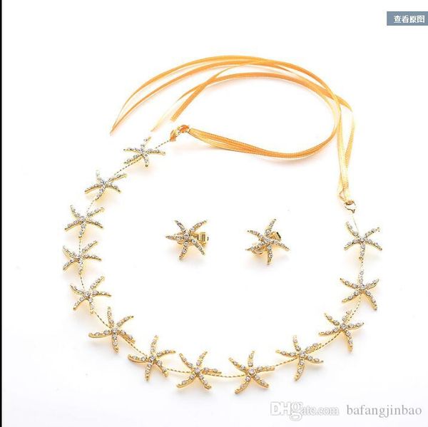 

The bride's Korean style and elegant temperament zirconia small crown high-end wedding party modeling photo wedding headdress jewelry