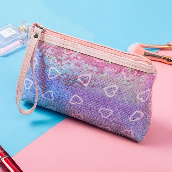 

sequins trousse maquillage 2020 new mini cute lady lady makeup bag women cosmetic bag fashion makeup clutch phone
