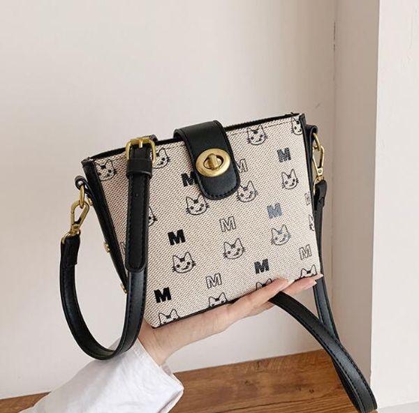 

ins bucket bag women shoulder bags cute cat lady small handbags fashion female gift travel