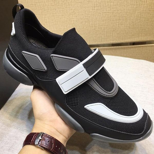 

cloudbust sneakers men 's shoes drop ship new arrival autumn and winter soft footwears vintage plus size hook &loop casual men shoes, Black