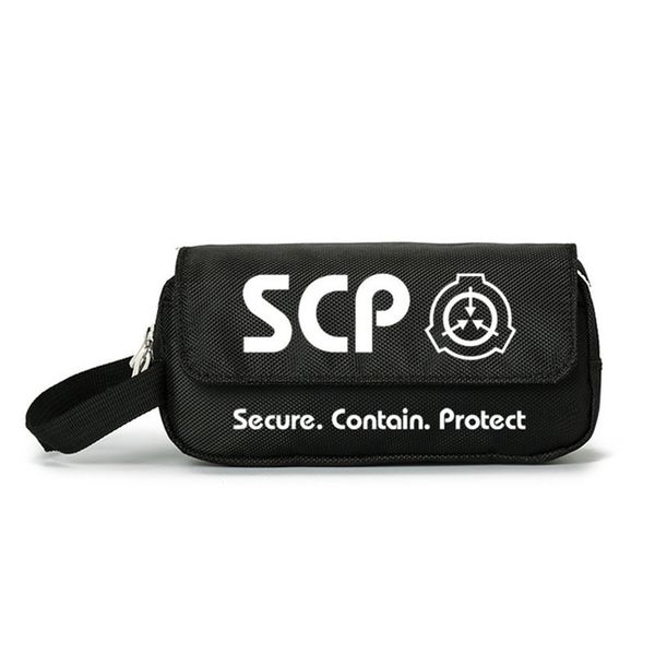 

scp secure содержать protect кошелек кошелек сумка светящиеся косметические канцелярские сумки карандаш для девочек для мальчиков подарок об, Red;black